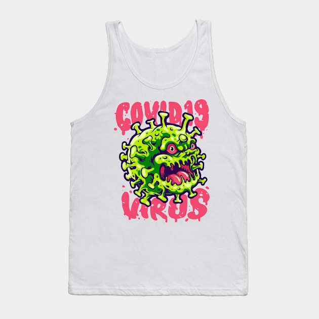 coronavirus Tank Top by sufian